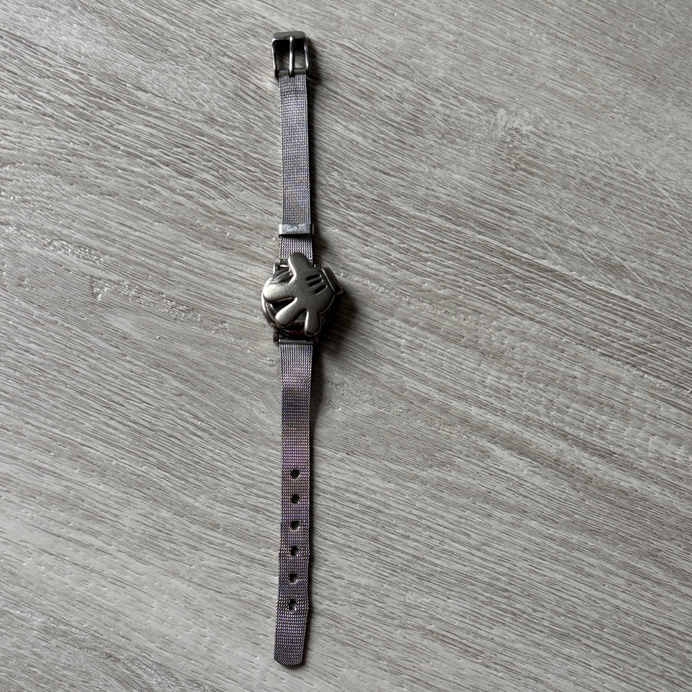 Silver Disney Watch with Unique Face Vintage collectible